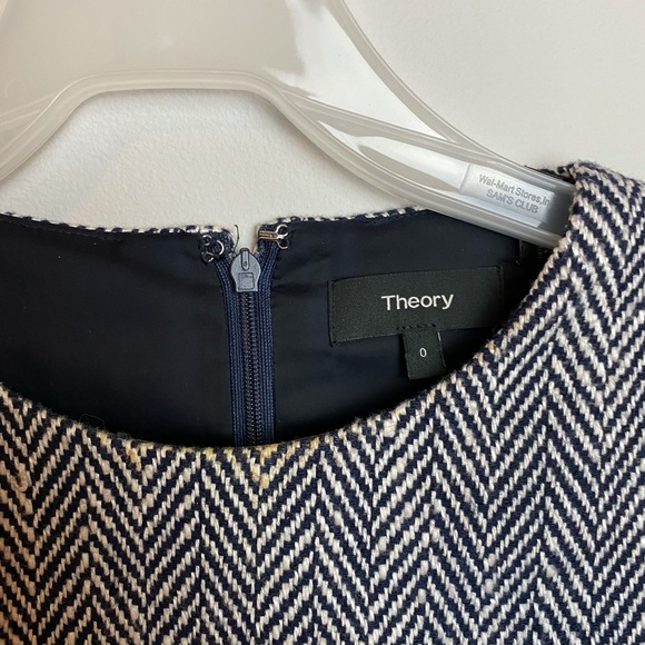 Theory White and Black Patterned Dress - Picture 2 of 4